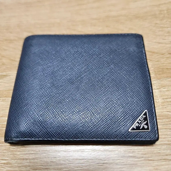 [BUNJANG] Prada Bi-fold Wallet Navy / 프라다 지갑