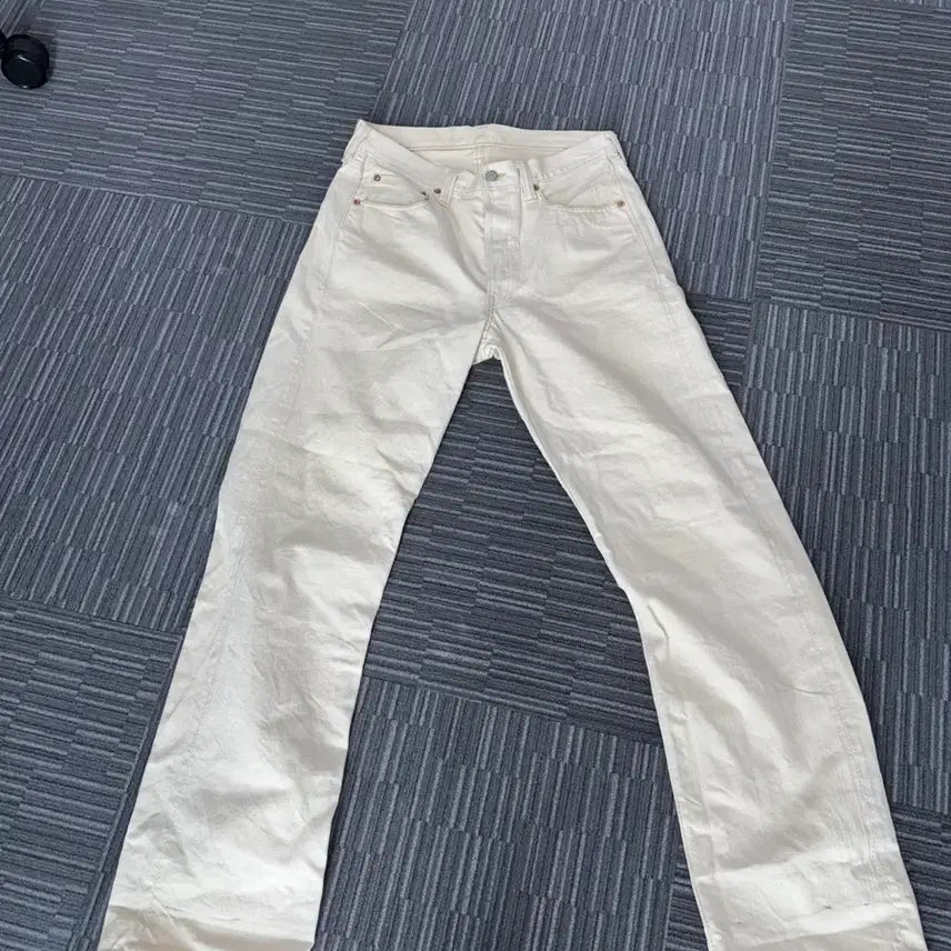 [BUNJANG] Fullcount 1101EC Ecru Denim Jeans / 풀카운트 1101ec 에크루