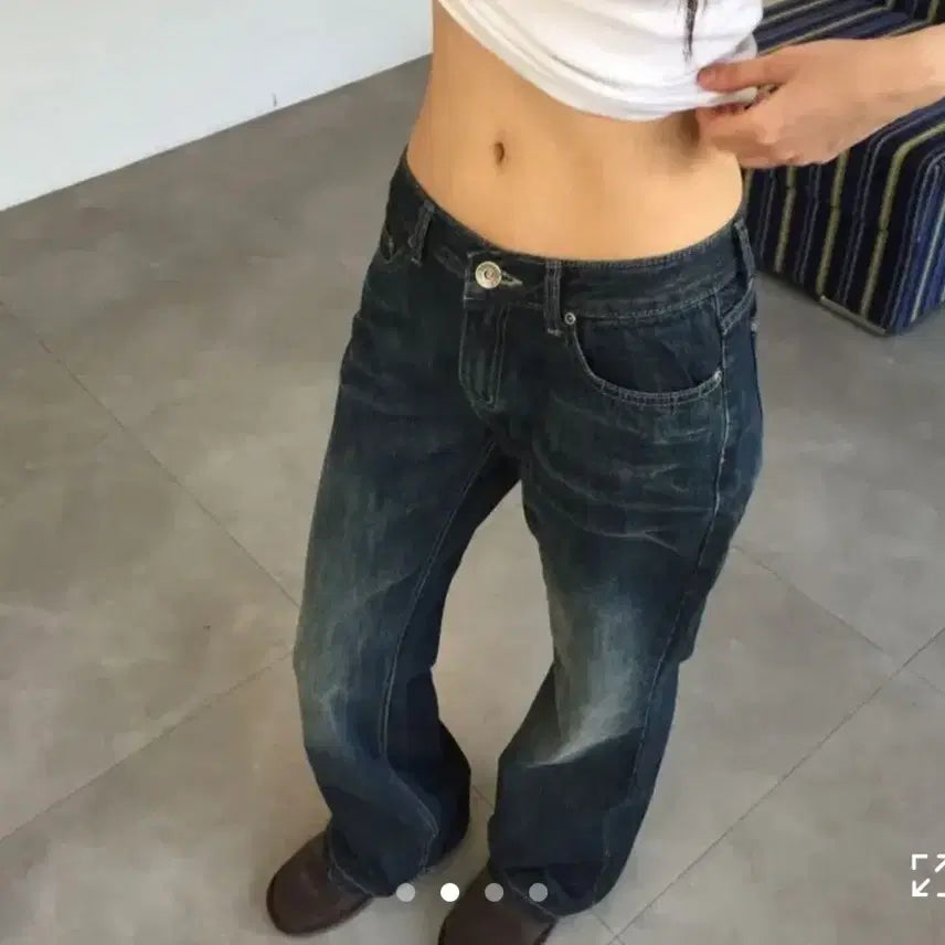 [BUNJANG] Monobell OOT Low Blue Jeans Denim (M) / 모노벨 oot 로우 블루진 데님 코르티스데님 (m)