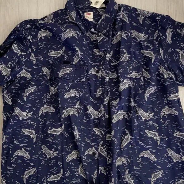 [BUNJANG] Levi's Indigo Shirt / 리바이스 인디고 셔츠 새상품