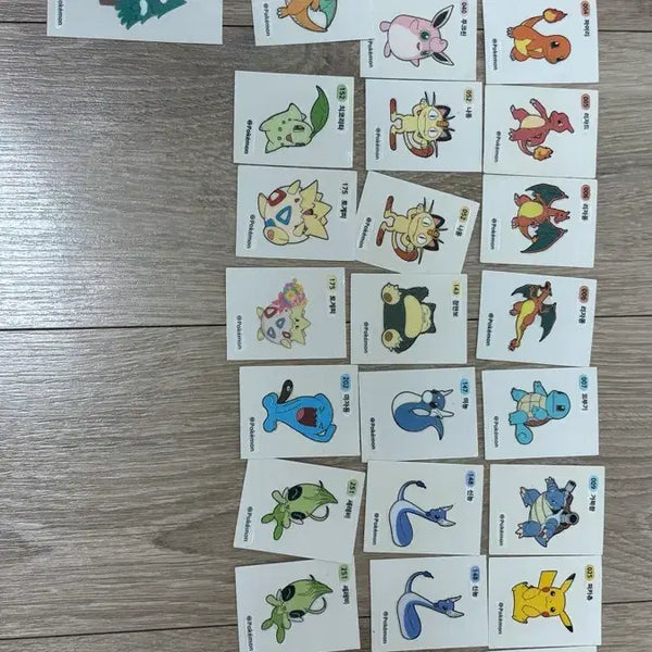 [BUNJANG] Pokemon Stickers Bundle / 포켓몬 띠부씰 28장 일괄판매