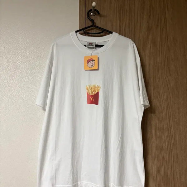 [BUNJANG] McDonald's x Birdness French Fries T-Shirt White M / 맥도날드 x 버더너스 프렌치프라이 티셔츠 화이트 M