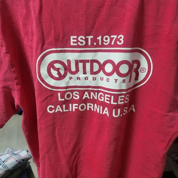 [BUNJANG] Outdoor Products Pink T-Shirt / 아웃도어프로덕트 반팔티 핑크