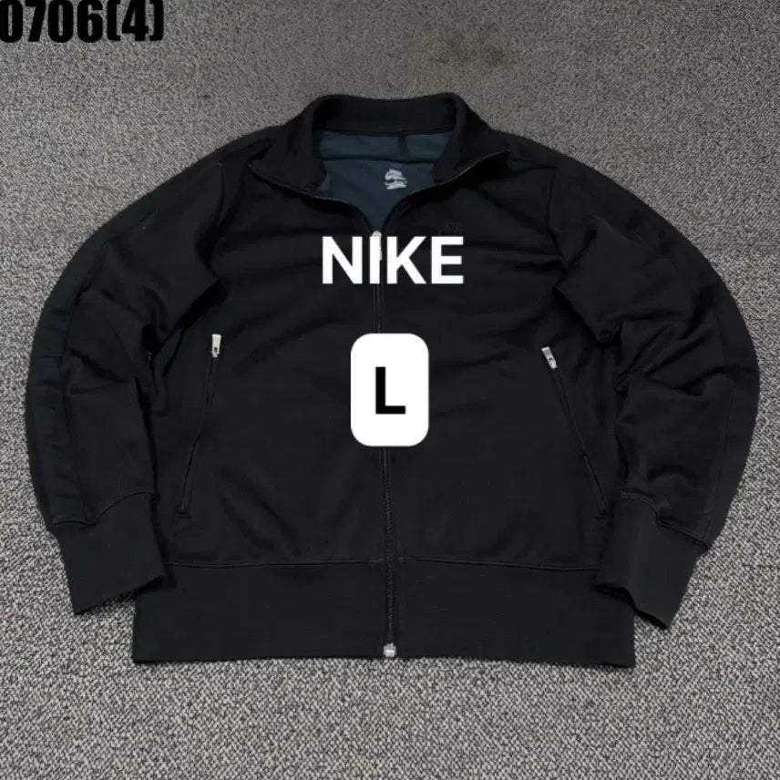 [BUNJANG] Nike Black Track Top Jersey Jumper Vintage / [L] 나이키 | 블랙 트랙탑 져지 점퍼 빈티지 만원 0706
