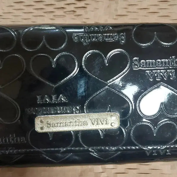 [BUNJANG] Samantha Thavasa Bibi Heart Pattern Long Wallet / 사만사 비비 하트 패턴 장지갑