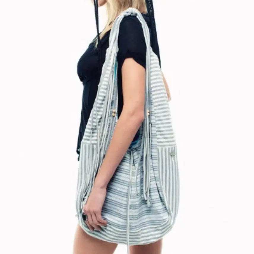 [BUNJANG] 2000 Archives Stripe Bohemian Tassel Bag / 새상품) 2000아카이브스 STRIPE BOHEM TASSLE BAG