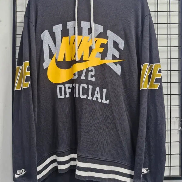 [BUNJANG] Nike French Terry Hoodie Black XL / 105XL 나이키 트렌드 프렌치 테리 후드티 블랙.