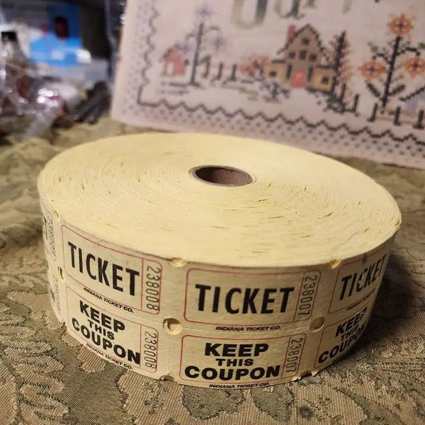 [BUNJANG] Raffle Ticket Roll (16.3cm Diameter) / USA 티켓은 주로 이벤트, 축제, 경품권 추첨권 응모권 등에서 입장 확