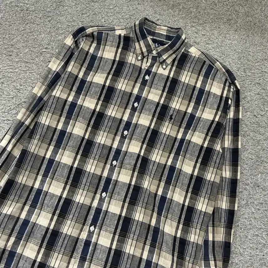[BUNJANG] Polo Ralph Lauren Checkered Shirt / [110] 폴로 체크셔츠