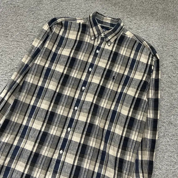 [BUNJANG] Polo Ralph Lauren Checkered Shirt / [110] 폴로 체크셔츠