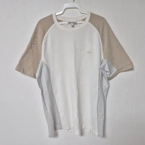 [BUNJANG] Lacoste Colorblock Short Sleeve T-Shirt Size 105 / 정품 라코스테 배색 반팔티 105