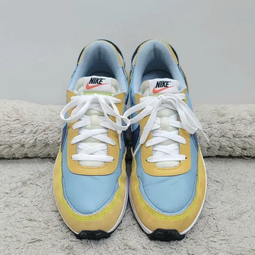 [BUNJANG] Nike Waffle Debut Gold Blue Men's Shoes 275 / 나이키 와플 데뷰 골드 블루 275