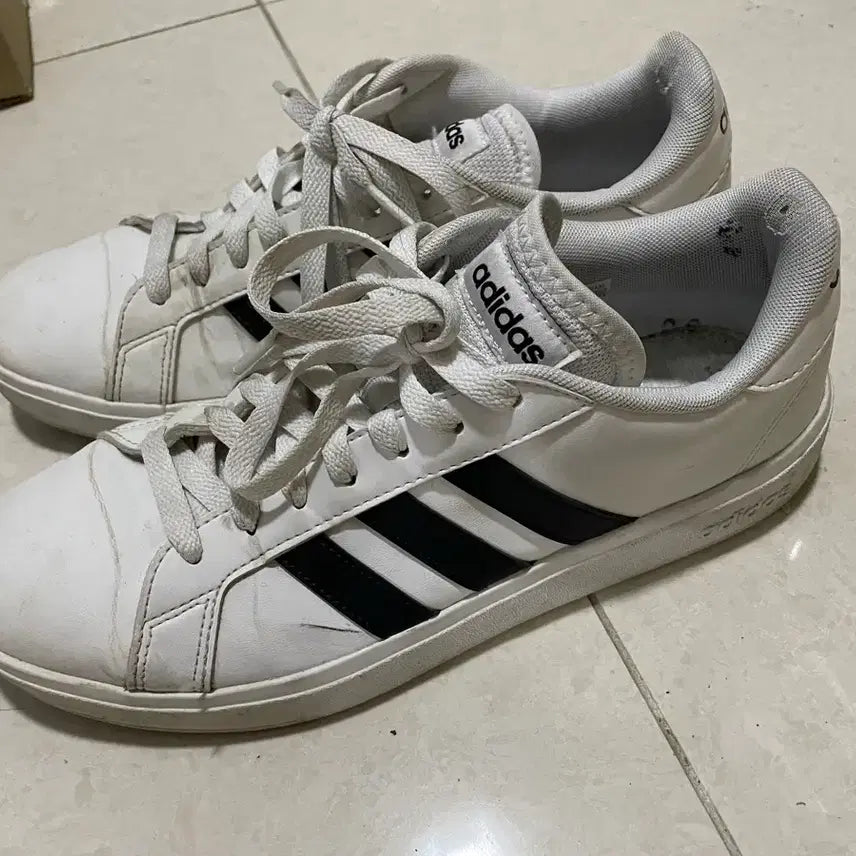 [BUNJANG] Adidas Grand Court Shoes White (260mm) / 아디다스 그랜드 코트 260