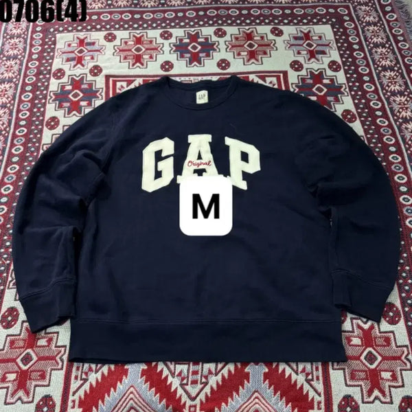 [BUNJANG] GAP Original Logo Sweatshirt Navy / [M] GAP | 맨투맨 네이비 오리지널 로고 빈티지 만원 0706