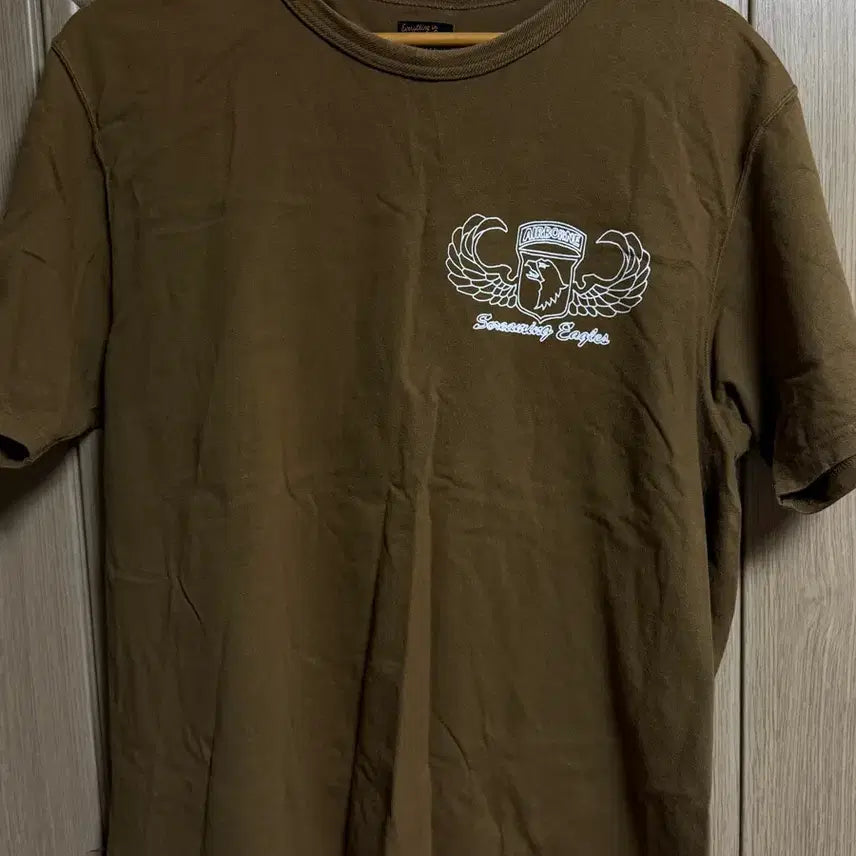 [BUNJANG] The Real McCoy's Brown T-Shirt Size 40 / 리얼맥코이 반팔 티셔츠(40)