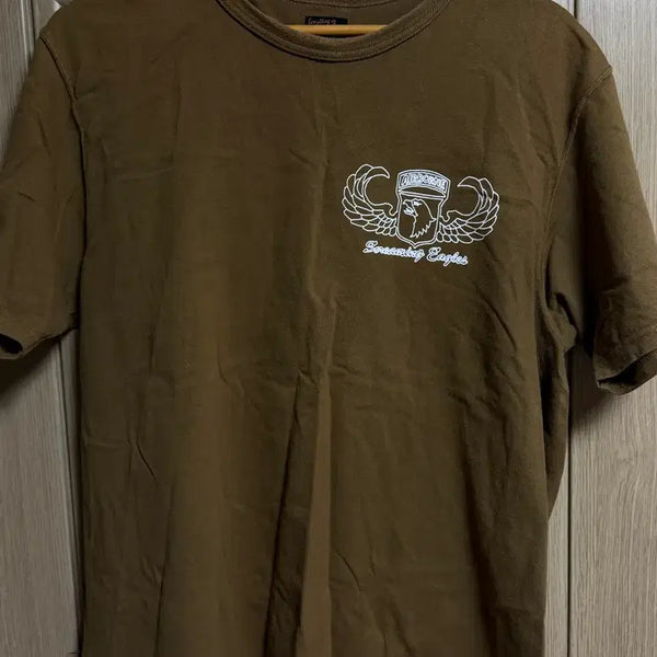 [BUNJANG] The Real McCoy's Brown T-Shirt Size 40 / 리얼맥코이 반팔 티셔츠(40)