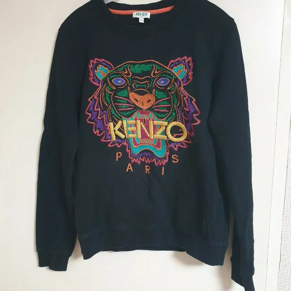 [BUNJANG] Kenzo Tiger Sweatshirt Black M / 겐조 타이거 맨투맨 블랙 M