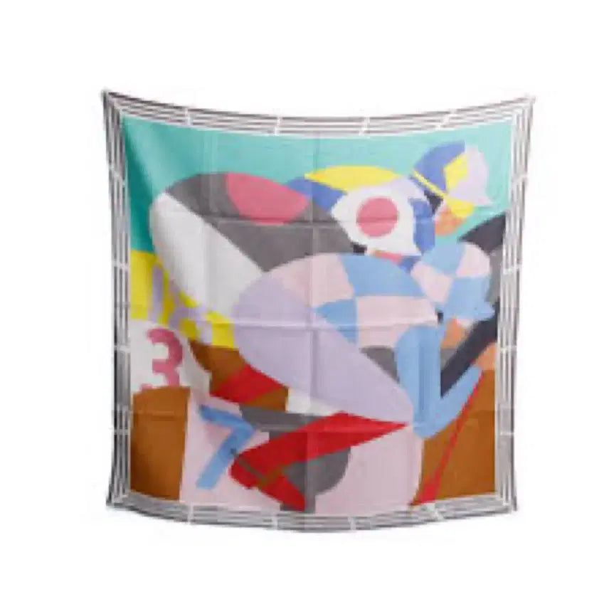 [BUNJANG] Hermès Carré 90 Silk Scarf Multicolor / 에르메스 까레 90 실크 멀티컬러 스카프