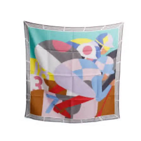 [BUNJANG] Hermès Carré 90 Silk Scarf Multicolor / 에르메스 까레 90 실크 멀티컬러 스카프