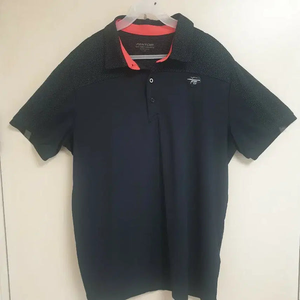[BUNJANG] Phantom Golf Wear Men's Navy Polo Shirt / 팬텀 골프웨어 남성 카라티 105 네이비
