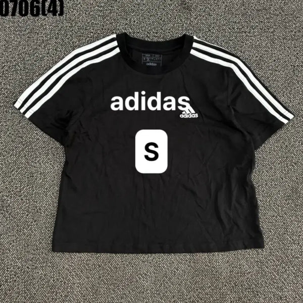 [BUNJANG] Adidas Short Sleeve T-Shirt - Black Vintage / [S] 아디다스 | 반팔티 블랙 빈티지 만원 0706