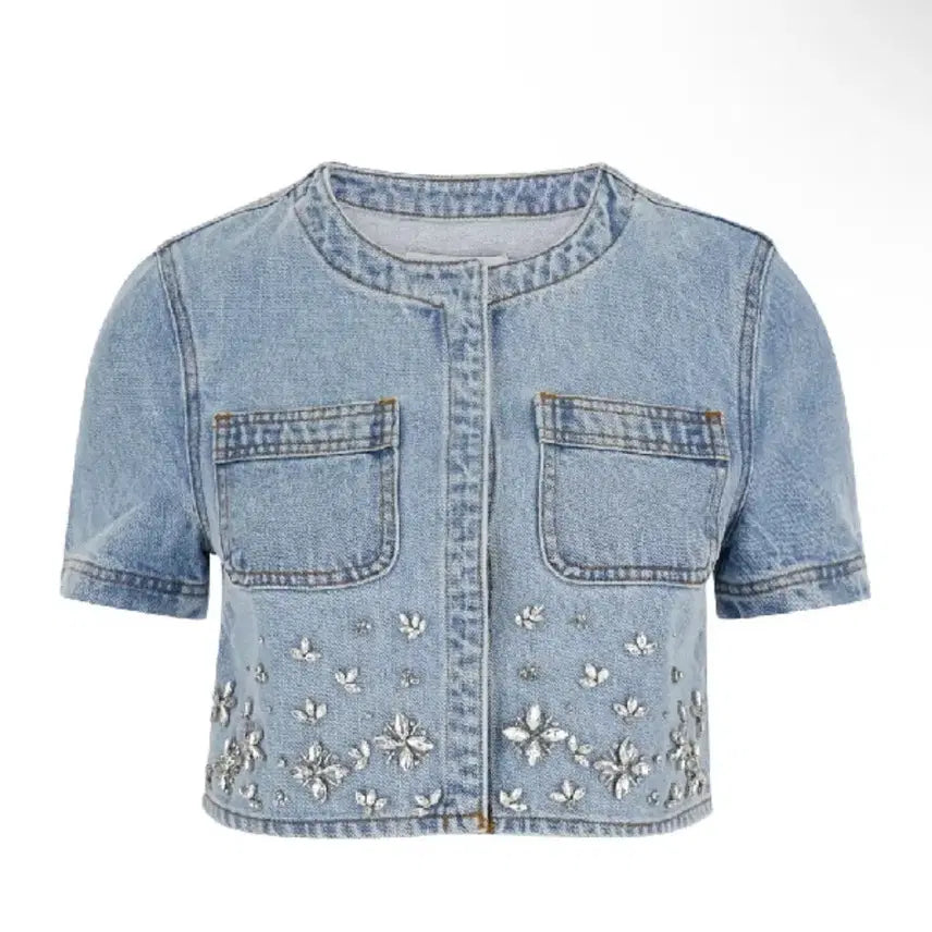 [BUNJANG] Self-Portrait Denim Top / 셀프포트레이트 데님 탑 ( 산드로 마쥬 이자벨마랑 시에 자라 코스 한섬