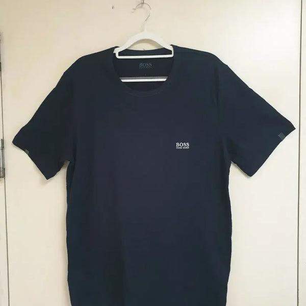 [BUNJANG] Hugo Boss Navy Short-Sleeve T-Shirt - Size L / 휴고보스 네이비 반팔티 L