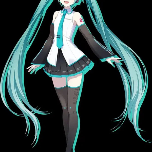 [BUNJANG] Hatsune Miku Cosplay Full Set / 하츠네 미쿠 코스프레