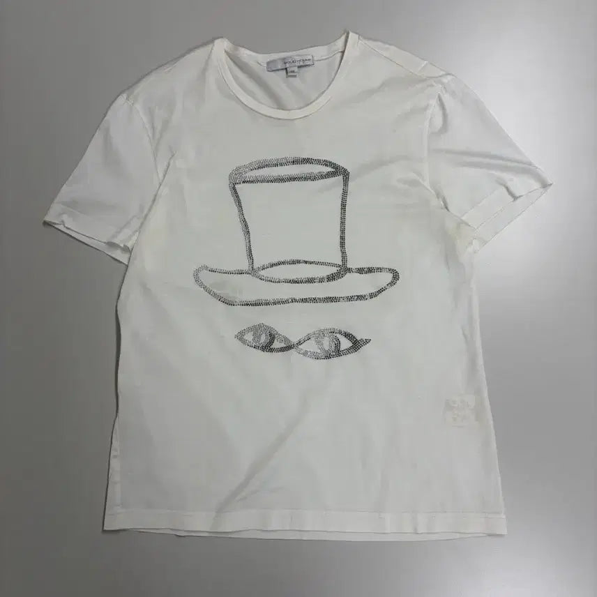 [BUNJANG] Solid Homme Cubic Point Cotton Short-Sleeve Shirt / [정품] 솔리드옴므 큐빅 포인트 코튼 반팔셔츠