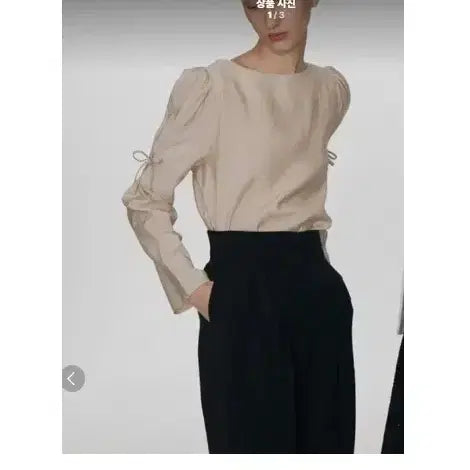 [BUNJANG] FLOWOOM Ribbon Detail Blouse / 플로움  FLOWOOM 리본 디테일 블라우스 프리사이즈