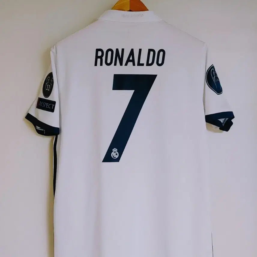 [BUNJANG] Real Madrid 16/17 Home Champions League Cristiano Ronaldo Jersey / 레알 16 17 홈 챔스 호날두