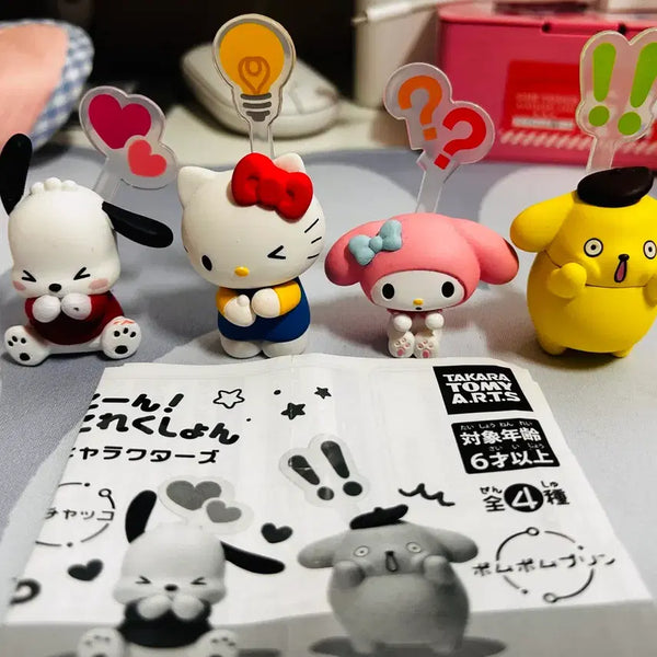 [BUNJANG] Sanrio "Dding Dong Heart Collection" Full Set of 4 / 산리오 띵동 마음컬렉션 4종 풀셋