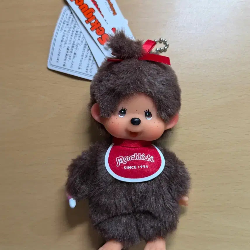 [BUNJANG] Monchhichi Keychain Original Girl / 몬치치 키링 오리지널 여아