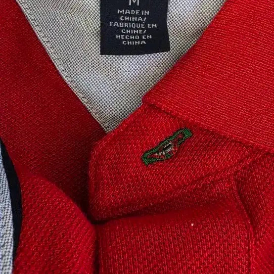 [BUNJANG] Tommy Hilfiger Short Sleeve Polo Shirt Red M / 타미힐피거 반팔 카라티 레드 M