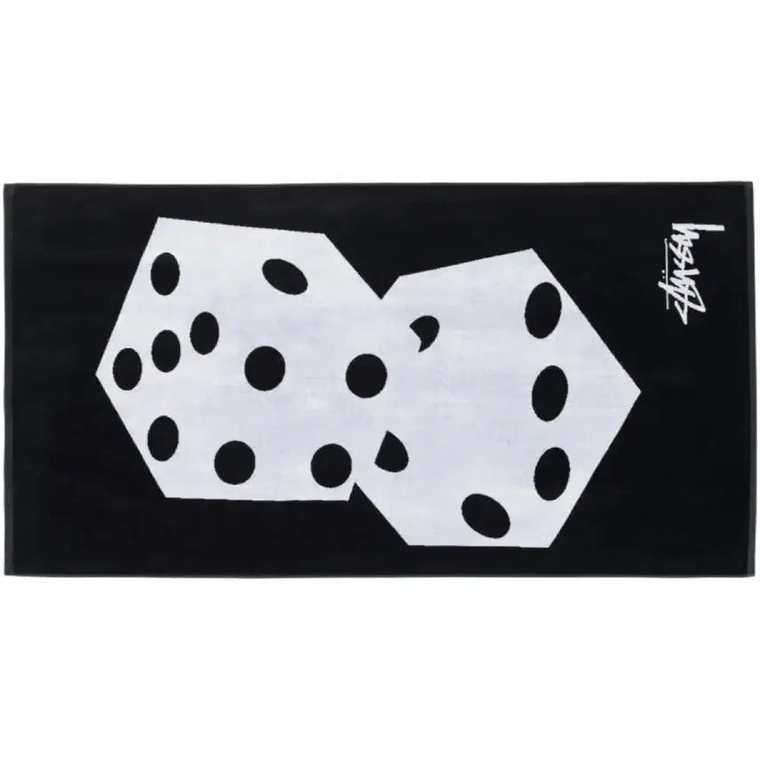 [BUNJANG] Stussy Jacquard Dice Beach Towel / 스투시 자카드 주사위 비치 타월