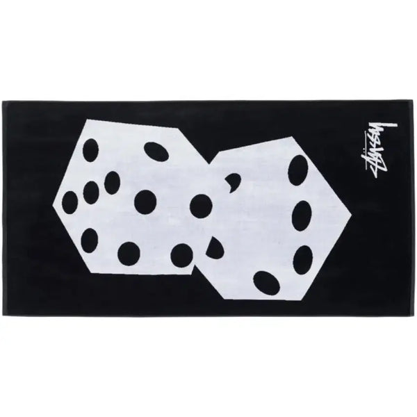 [BUNJANG] Stussy Jacquard Dice Beach Towel / 스투시 자카드 주사위 비치 타월