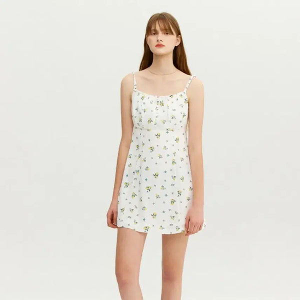 [BUNJANG] AND YOU Santa Lucia Shirring Sleeveless Dress / 앤유(AND YOU) 산타루시아 셔링 슬리브리스 원피스 55-66 새상품