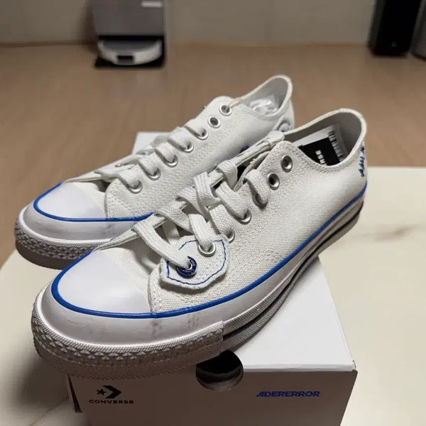 [BUNJANG] Converse x Ader Error Chuck 70 Low Top White Blue / [270] 컨버스 x 아더에러 시그니피컨트 척 70 로우 화이트 블루