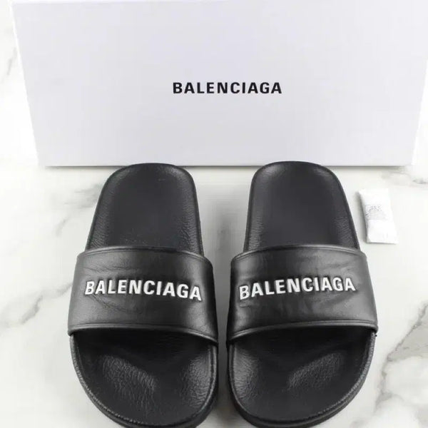 [BUNJANG] Balenciaga Full Slipper Black Size 38 / 발렌시아가 풀 슬리퍼 블랙 38