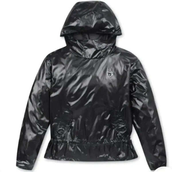 [BUNJANG] Hooded Windbreaker Jacket Black Size 3 / 왁 후드 바람막이  블랙  3사이즈