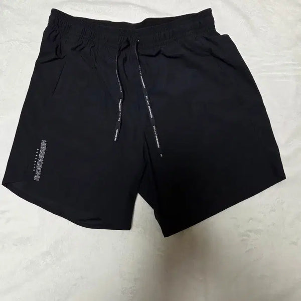 [BUNJANG] Herringbone Sports Shorts - Black, L / 헤링본 스포츠 반바지 L 블랙