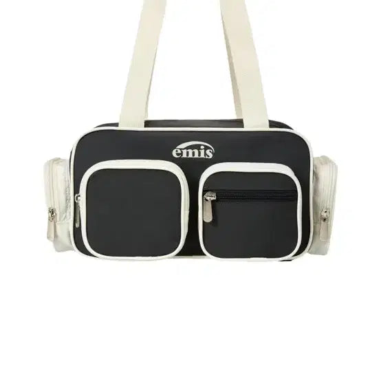 [BUNJANG] Emis Black Nylon Shoulder Bag / 이미스 블랙 나일론 숄더백