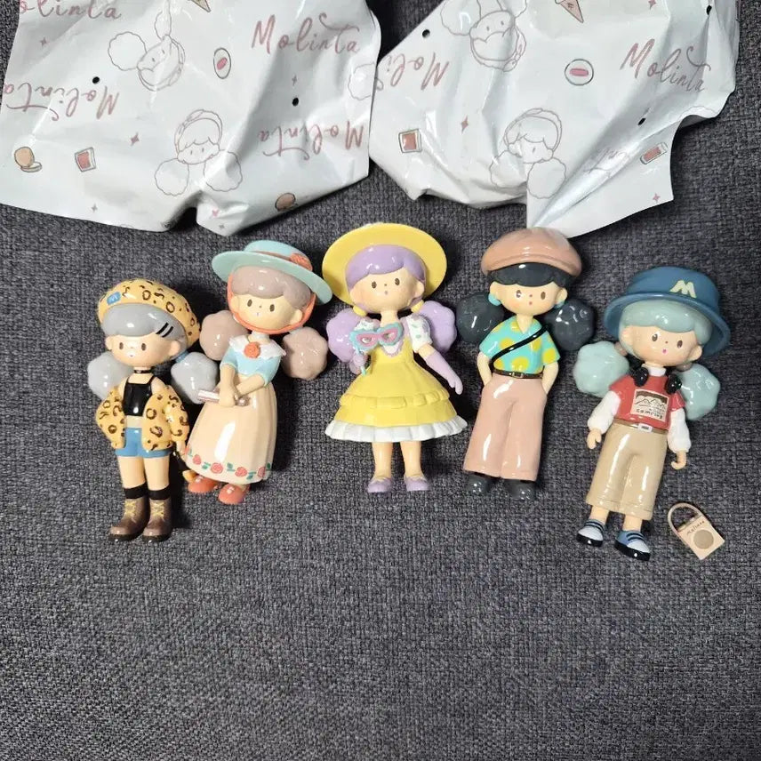 [BUNJANG] Molinta 7-Piece Figure Set / 몰린타 7종 세트 급처