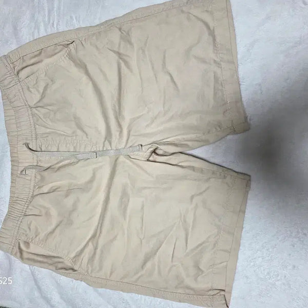 [BUNJANG] TBJUNN Beige Cotton Shorts Size 32 / TBJUNN 베이지 면 반바지 32인치