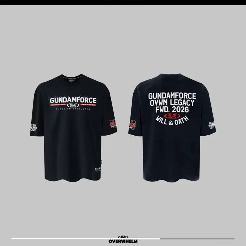 [BUNJANG] APDO Gundam Force Edition Limited Edition T-Shirt / (미개봉)압도 건담포스 에디션 한정판 반팔티 압도올라잇본투윈프리덤