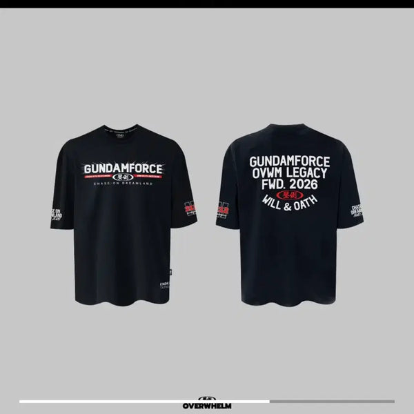 [BUNJANG] APDO Gundam Force Edition Limited Edition T-Shirt / (미개봉)압도 건담포스 에디션 한정판 반팔티 압도올라잇본투윈프리덤