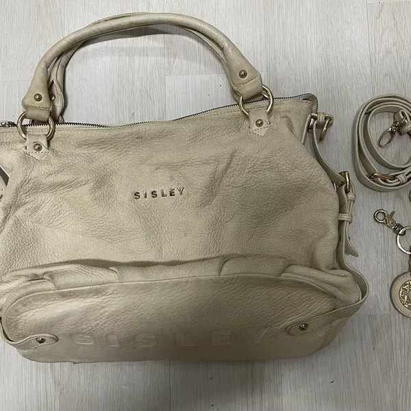 [BUNJANG] Sisley Genuine Leather Tote Bag / 시슬리 소가죽 토트백