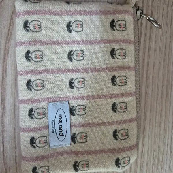 [BUNJANG] me.and Tulip Pattern Card Wallet / me.and  튤립 패턴카드지갑