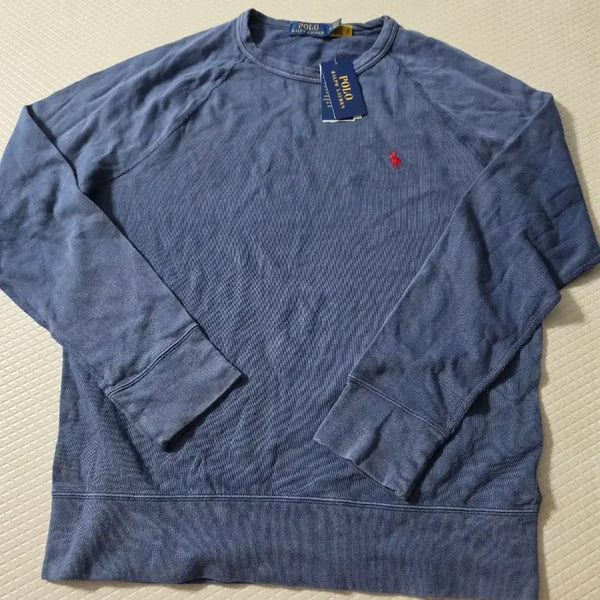 [BUNJANG] Polo Garment Washed Cotton Sweatshirt T-Shirt / [새제품] 폴로 맨투맨 티셔츠