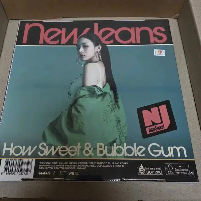 [BUNJANG] NewJeans How Sweet Bubble Gum - Minji Photocard / 뉴진스 하우스윗 How Sweet / 버블검 - 민지